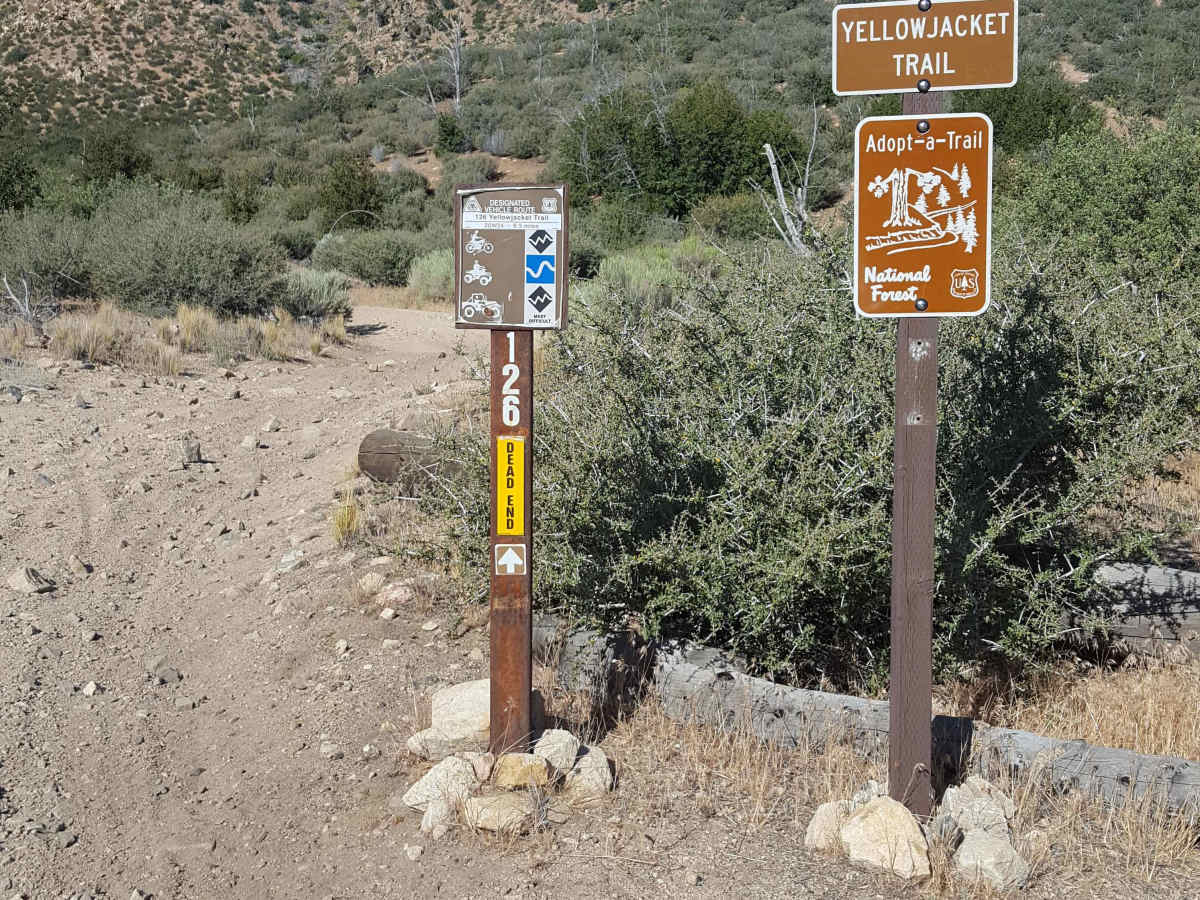 Yellowjacket OHV Trail - FS 20W24 trail photo