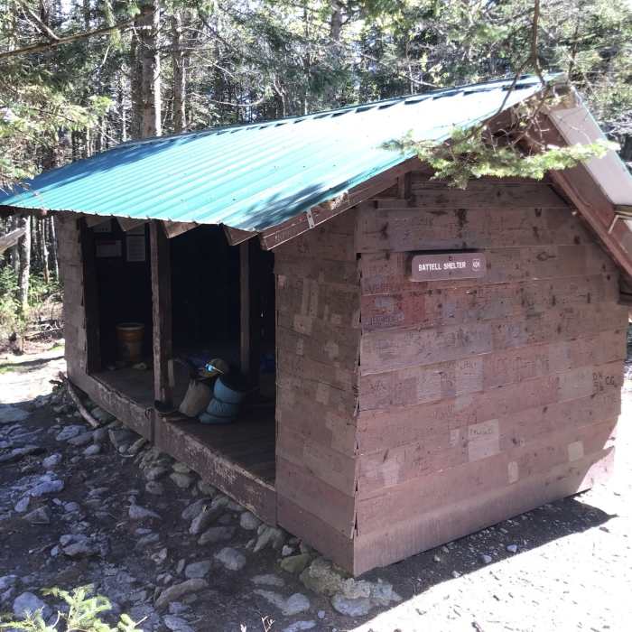 Battell Shelter. Near Mount Abraham and Lincoln Peak