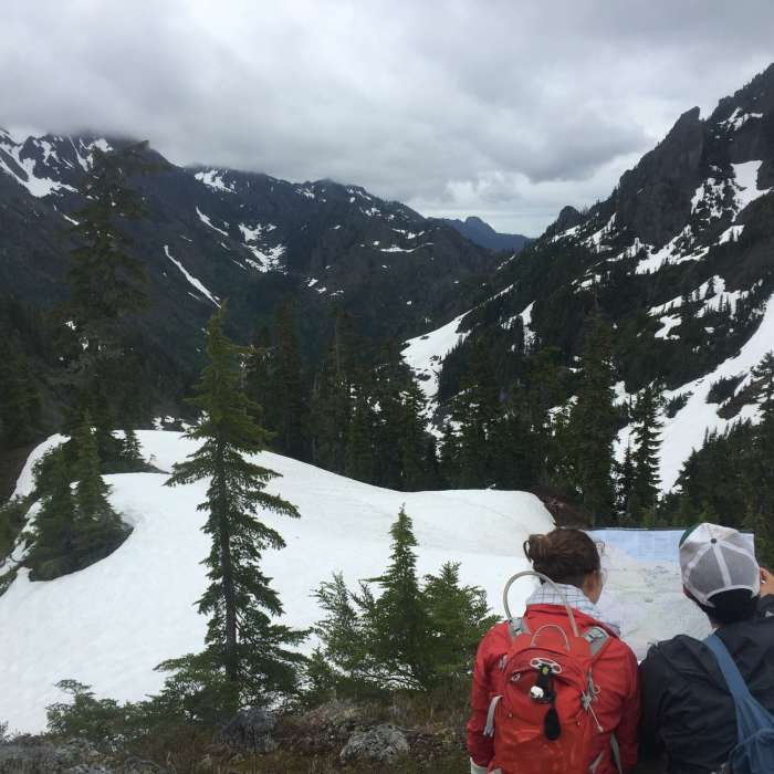 "Did we make it!?" Near Gladys Divide Trail