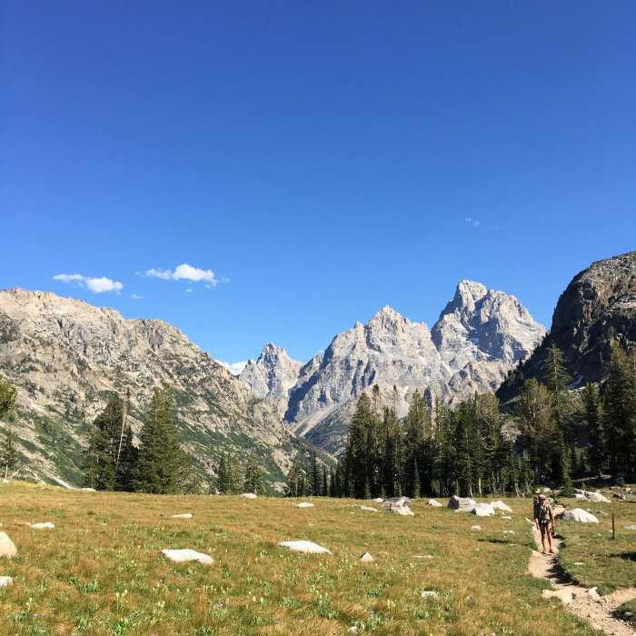 Near Jenny Lake to Lake Solitude