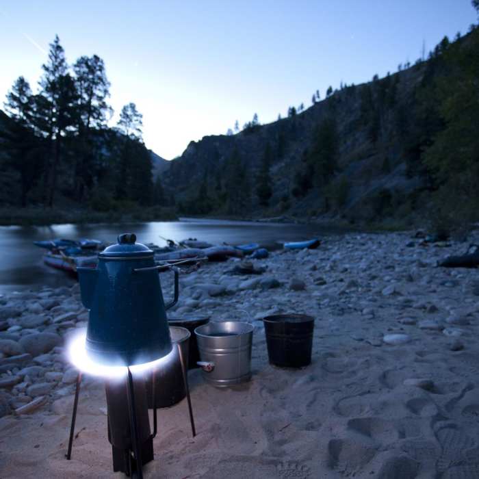Near Middle Fork of the Salmon River Trail a Day 4