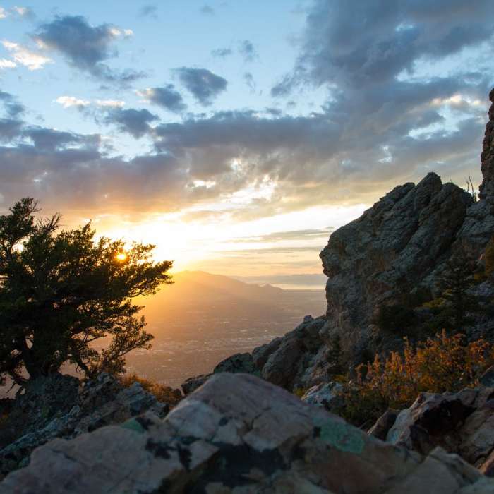 Near Mount Olympus via Wasatch Boulevard Trailhead