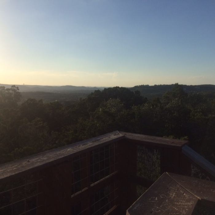 Evening View on top of Observation Tower Near Cedar Flats Trail