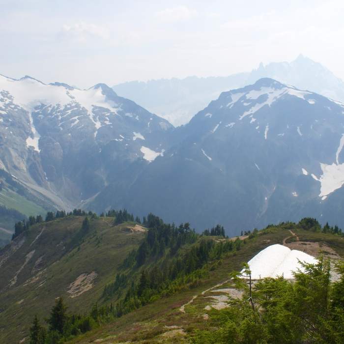 Near Hannegan Peak Trail