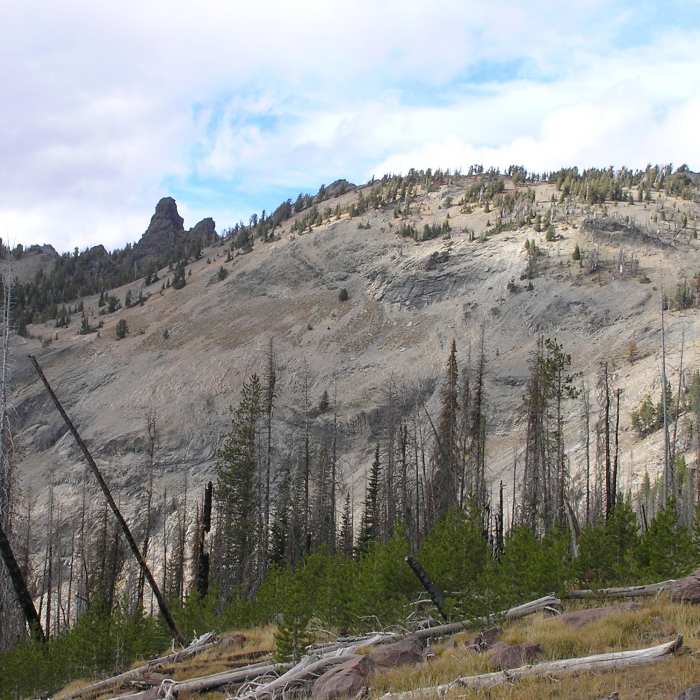 Near High Lake and Slide Lake Overlook