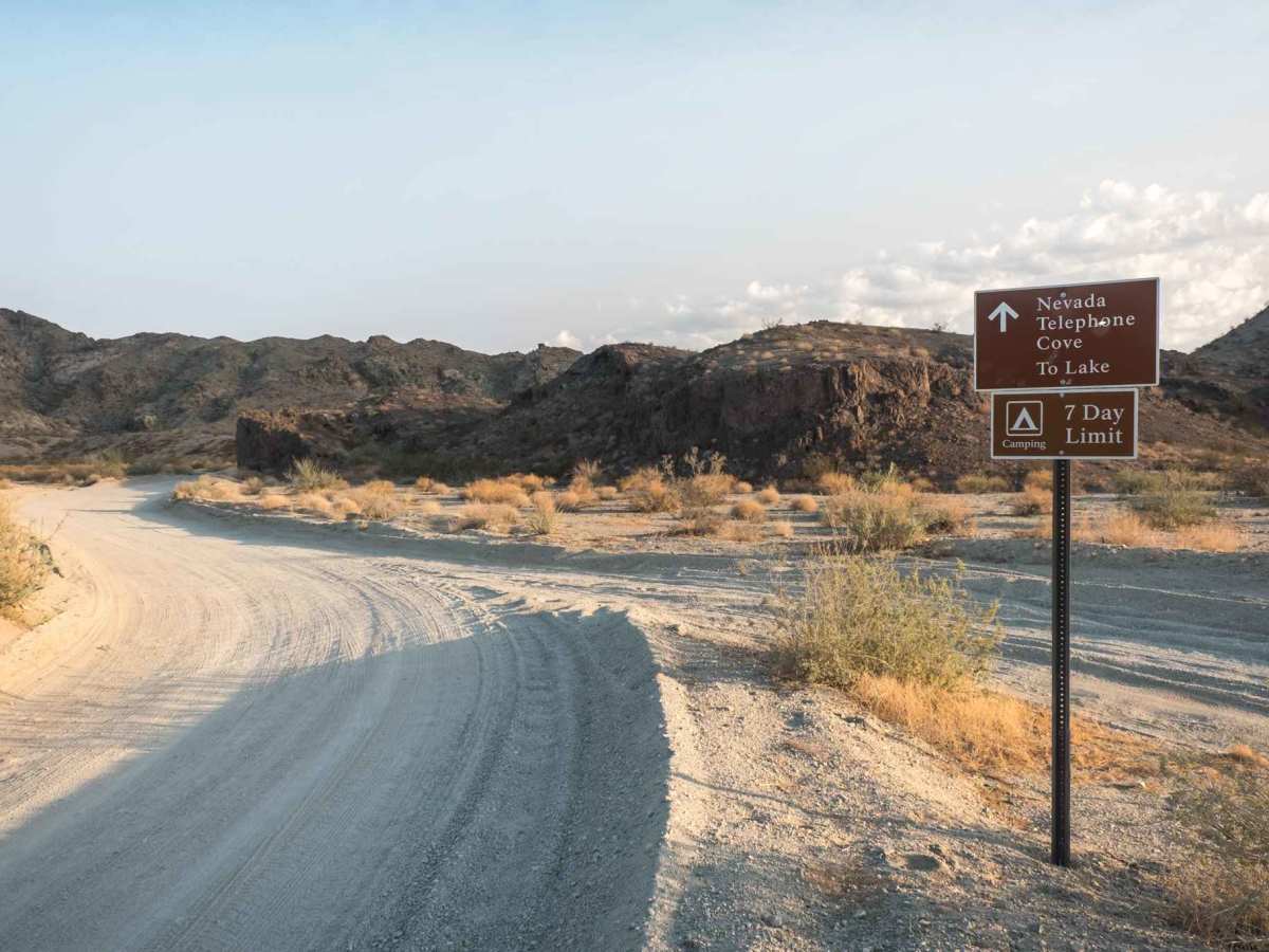 Nevada Telephone Cove Road trail photo