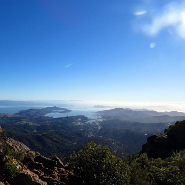 Near Mount Tamalpais East Peak via Stinson Beach