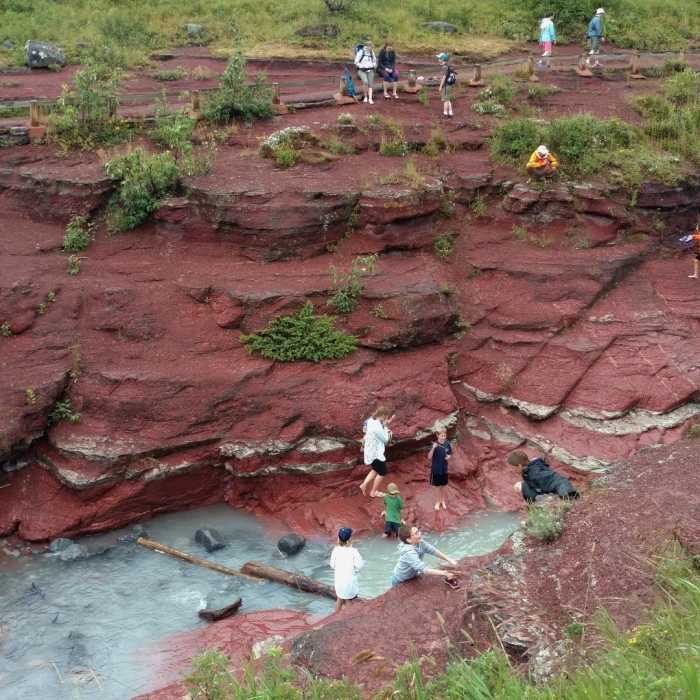 Near Blakiston Falls