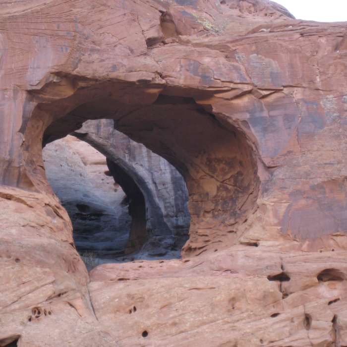A porthole into the geologic world. Near Upper Muley Twist Canyon Access Road