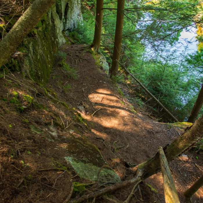 Near Rainbow Falls on the Adirondack Mountain Reserve Near Rainbow Falls on the Adirondack Mountain Reserve
