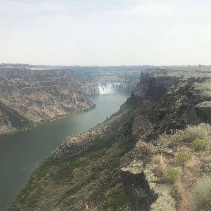 Shoshone Falls, the Niagra of the West Near Snake River Canyon Rim Trail