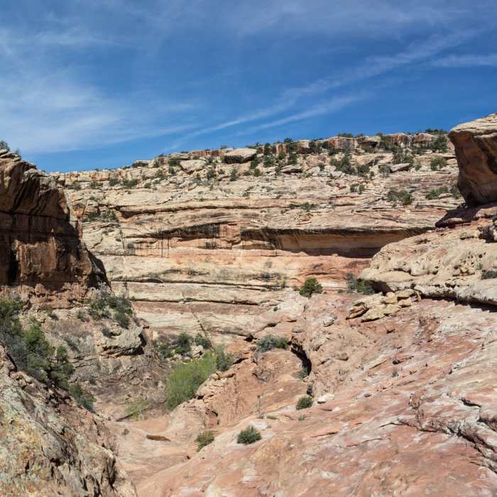 The anticipation builds as we descend into Bullet Canyon. Near Bullet Canyon Trail