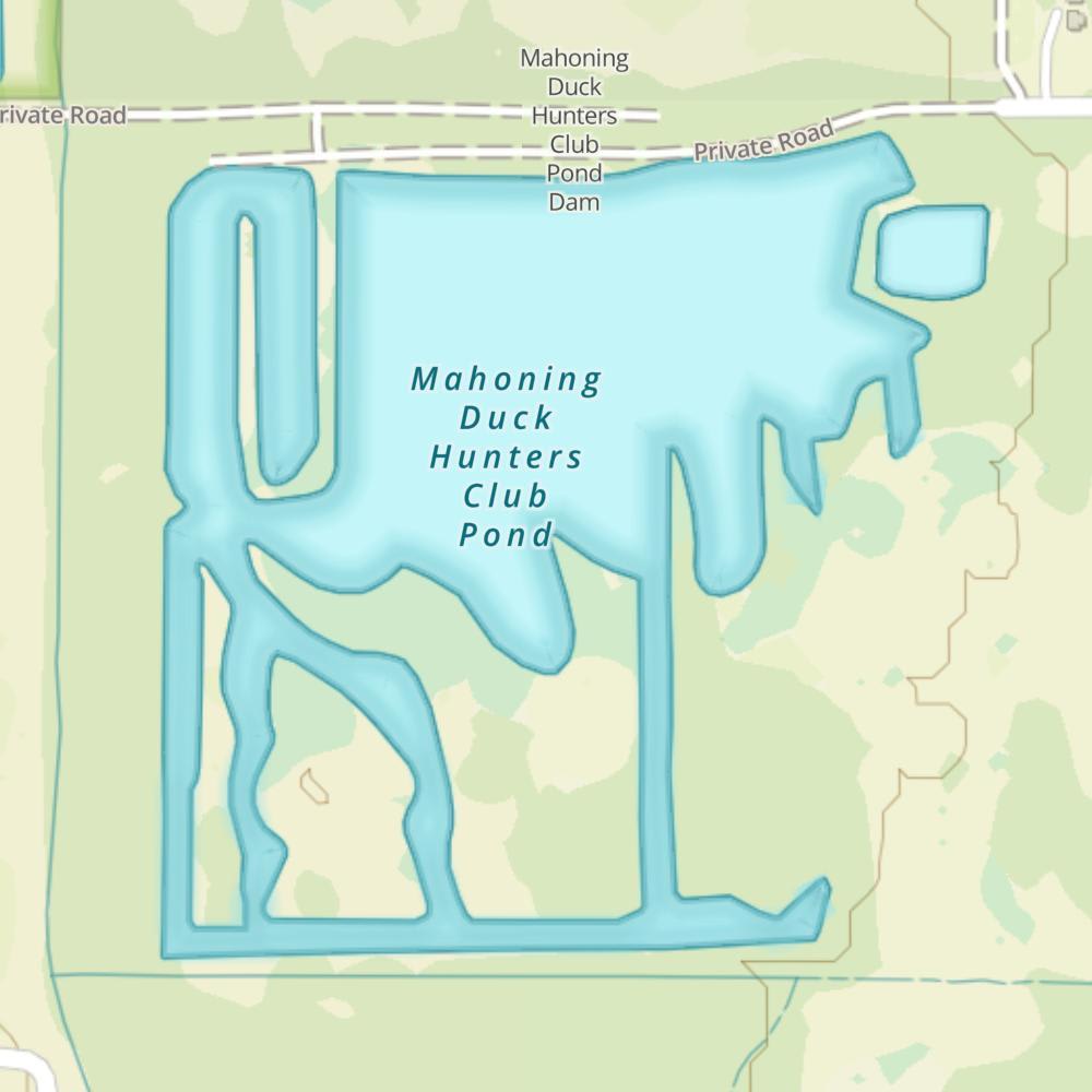 Mahoning Duck Hunters Club Pond