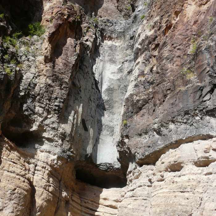 Burro Mesa Pouroff Near Lower Burro Mesa Pour-Off Trail