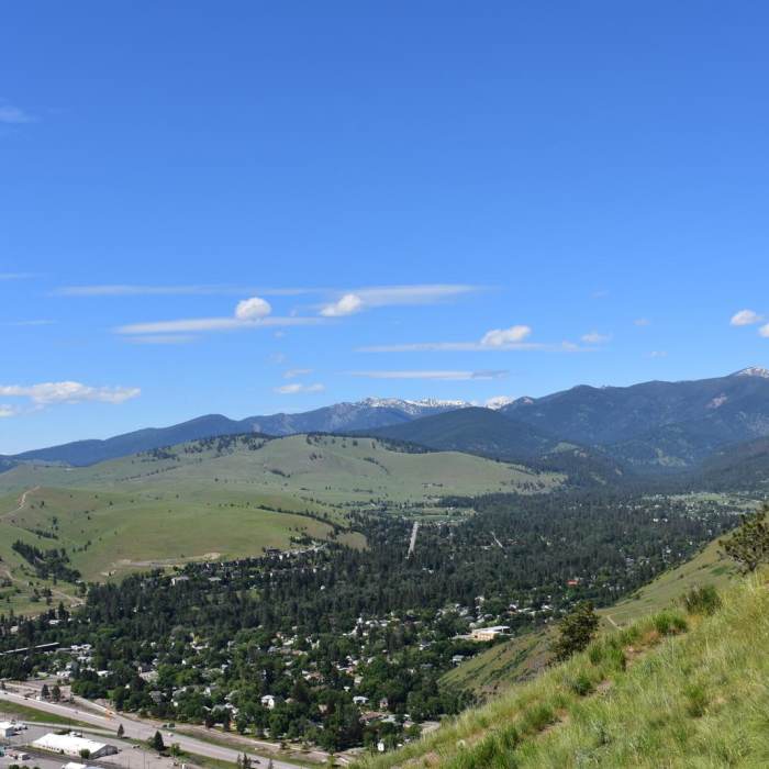 Near Missoula's M Trail
