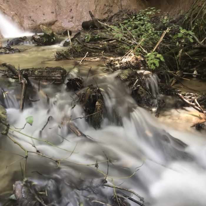 Unnamed waterfall on the Manistee River Trail. Near Manistee River Trail