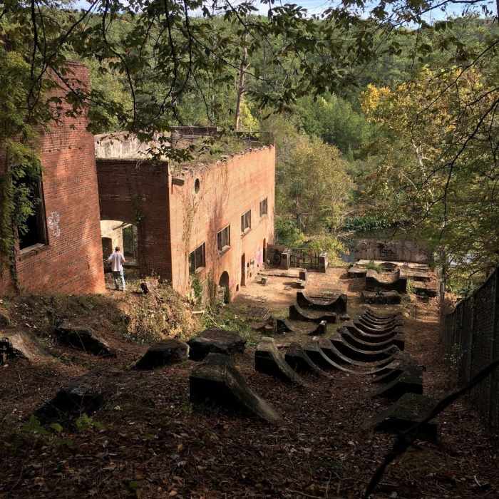 High Falls Old Powerhouse Near Tranquil Trail