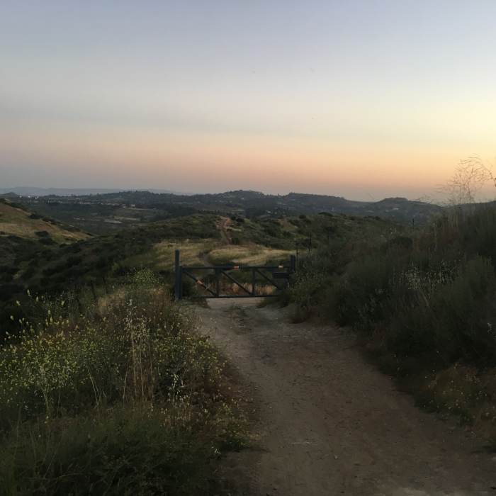 Near Santiago Creek to Robber's Roost