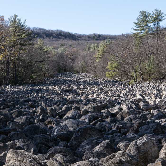 River o the Rocks Near Hawk Mountain Sanctuary Loop