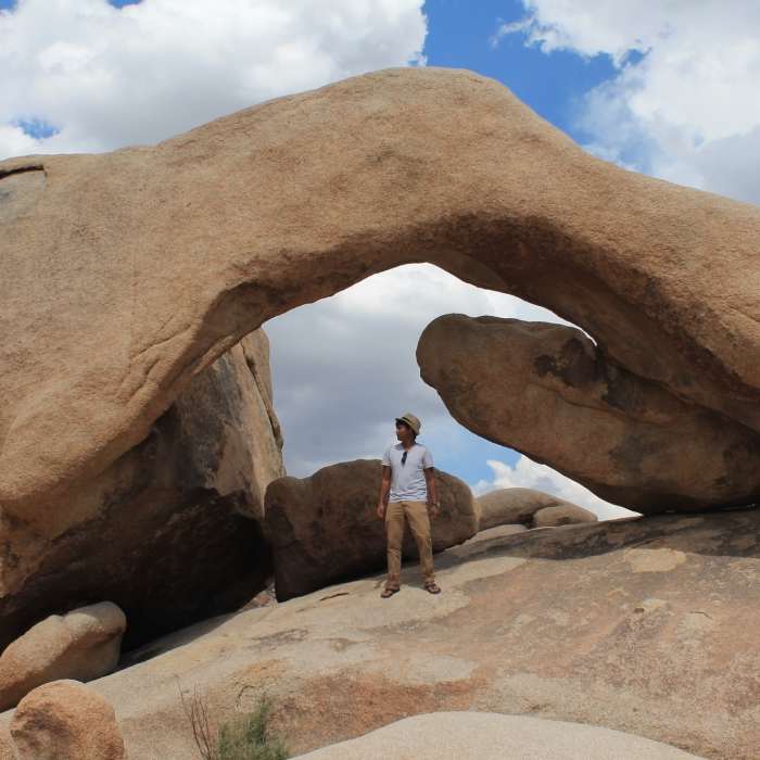 Arch Rock - Joshua Tree National Park. Near Arch Rock Nature Trail