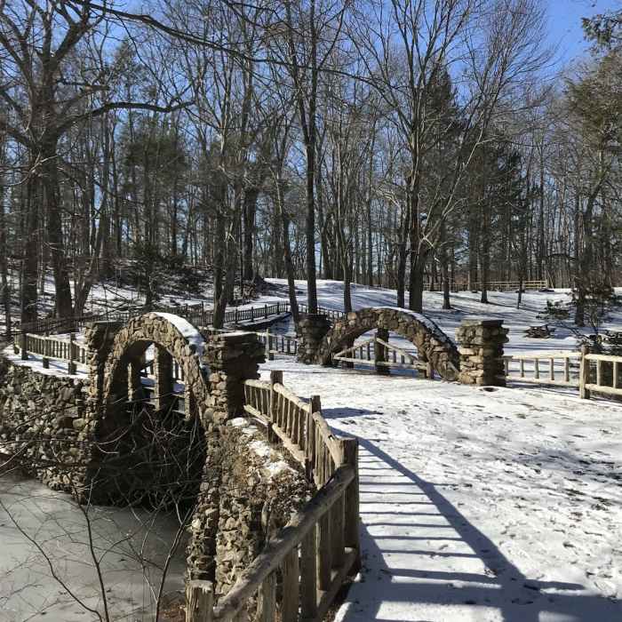 Gillette Castle bridge Near Train Trail - West