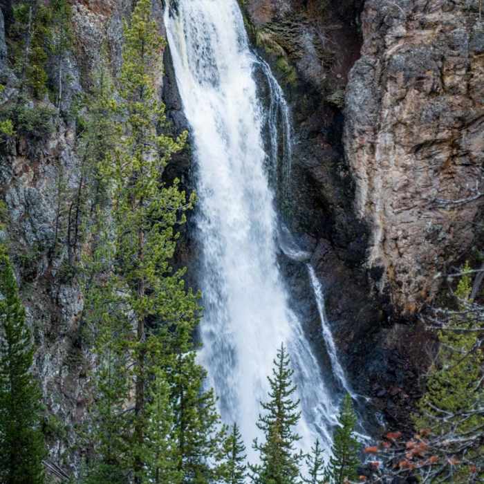 Near Grand Canyon of the Yellowstone and Crystal Falls