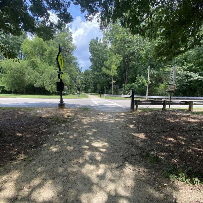 Near Town Creek Park East Entrance Trail