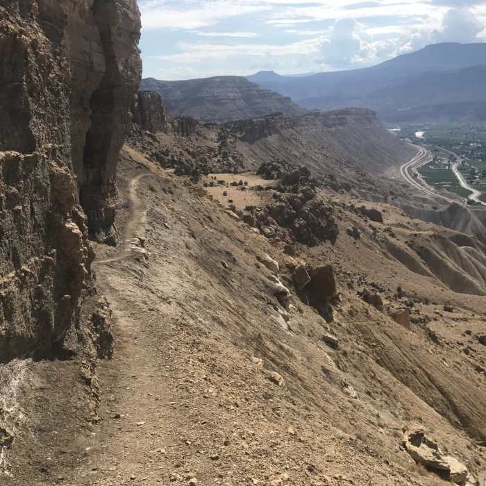 Near Mount Garfield Trail Out and Back