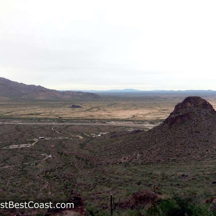 Near Picacho Peak via Sunset Vista