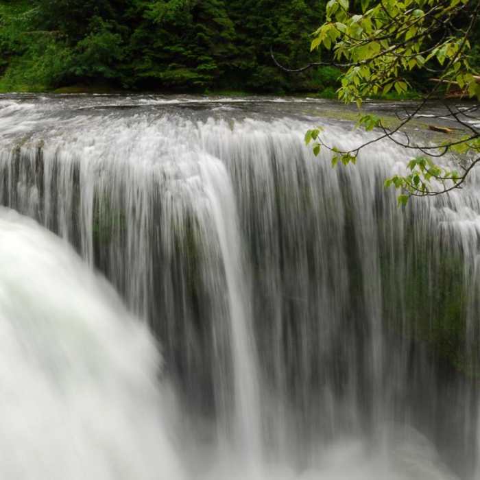 Near Lewis River Falls