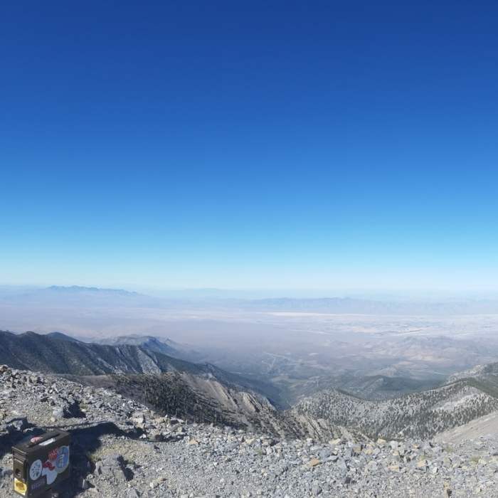 Top of Mt. Charleston. Near Charleston Peak Trail South Loop