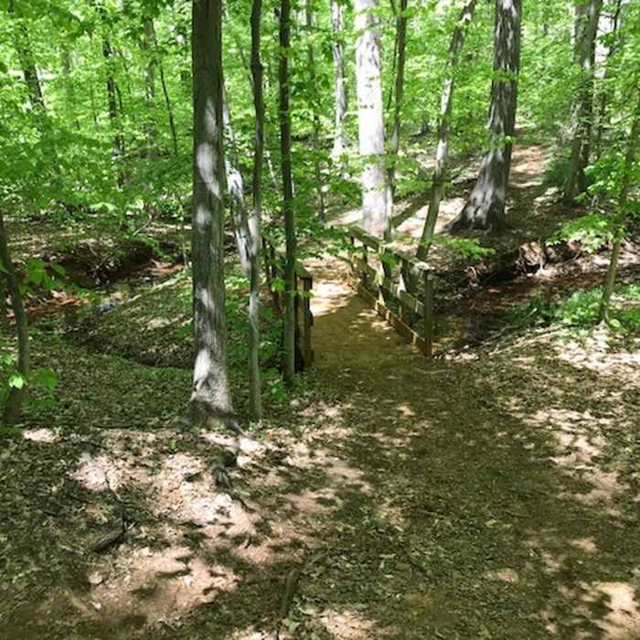 One of the eponymous bridges Near Clayton Park Loop