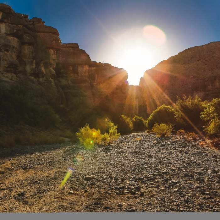 Dog Canyon Trail Near Dog Canyon to Devil's Den Loop