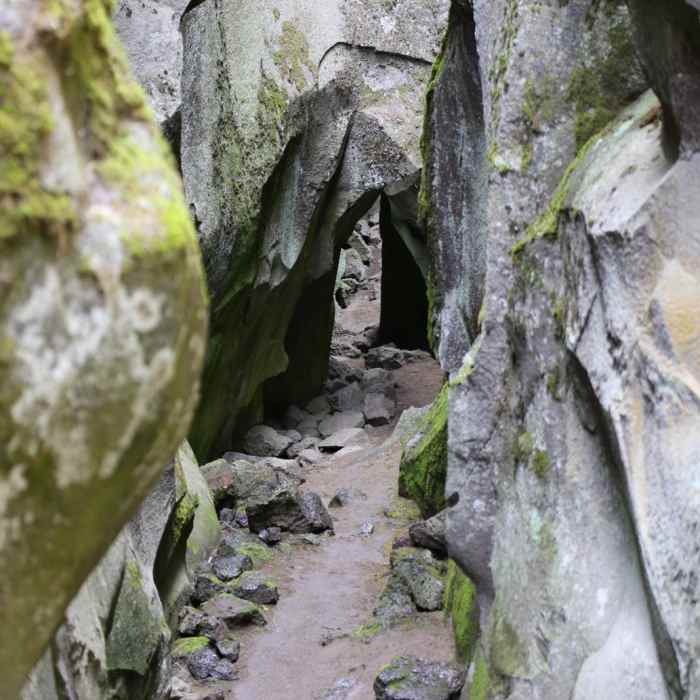 Near Crack In The Ground