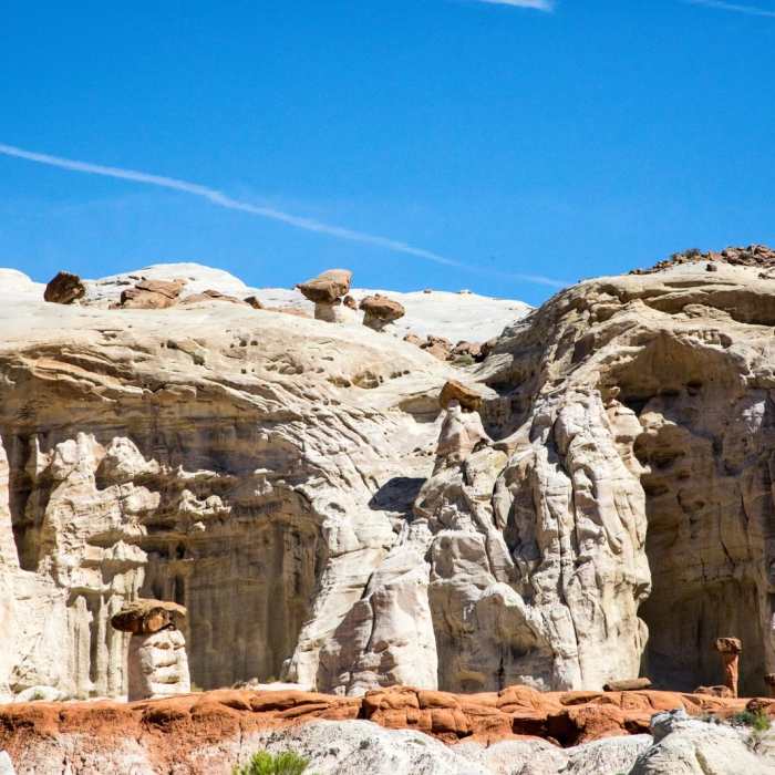 Near Toadstools Trail through Paria Rimrocks