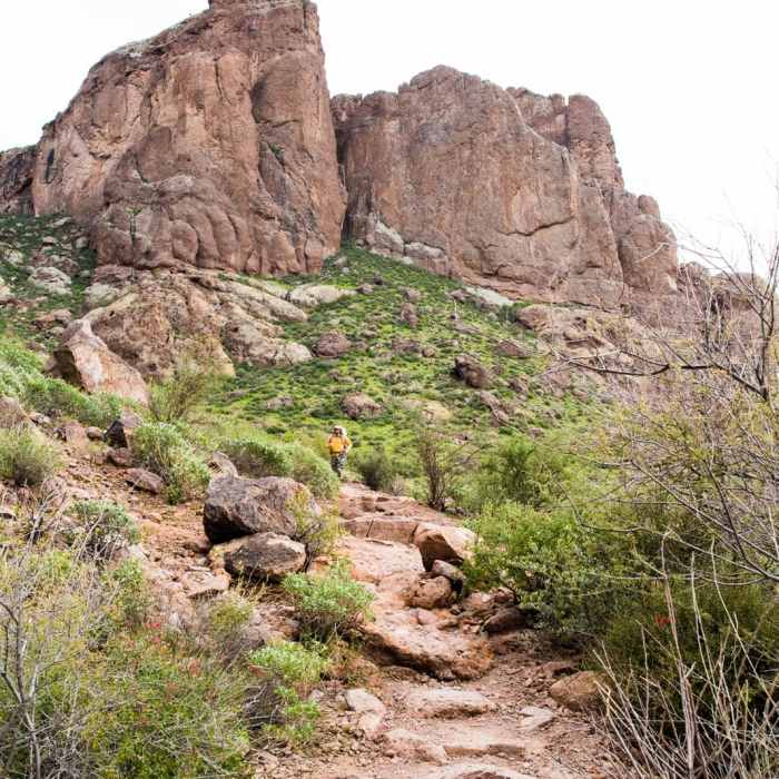 Near Flatiron Mountain via Siphon Draw