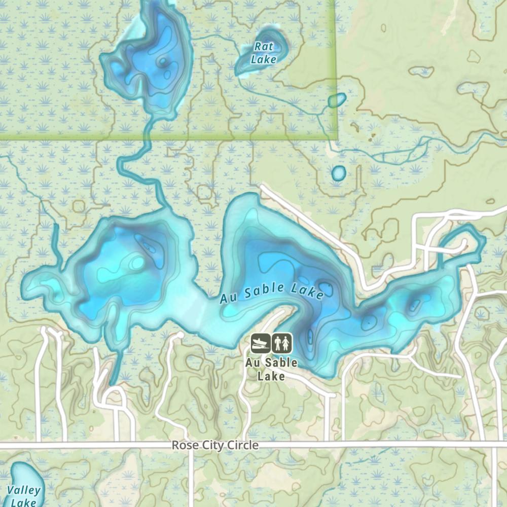 Au Sable Lake photo