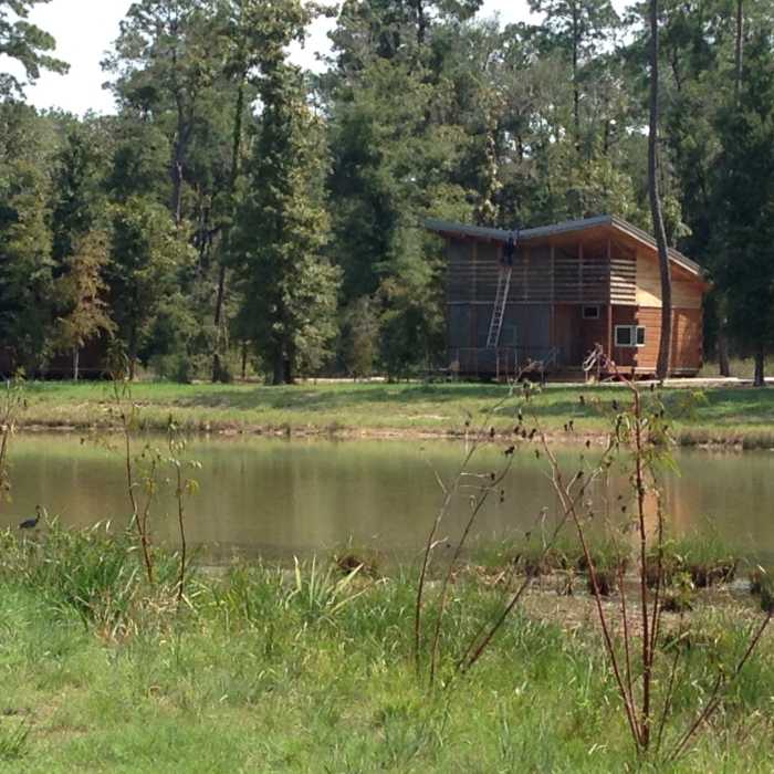 View from the Peach Creek Loop Trail across the lake. Near Peach Creek Loop Trail