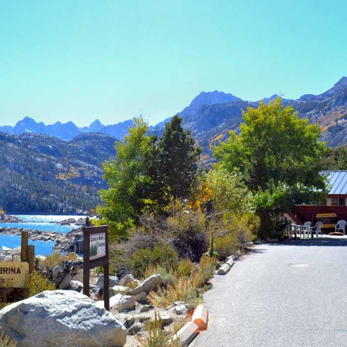 Near Lake Sabrina Inlet Hiking Trail