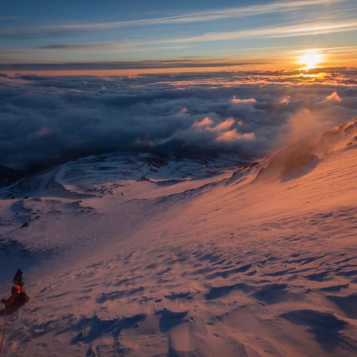 Near Mount Shasta via Avalanche Gulch Near Mount Shasta via Avalanche Gulch