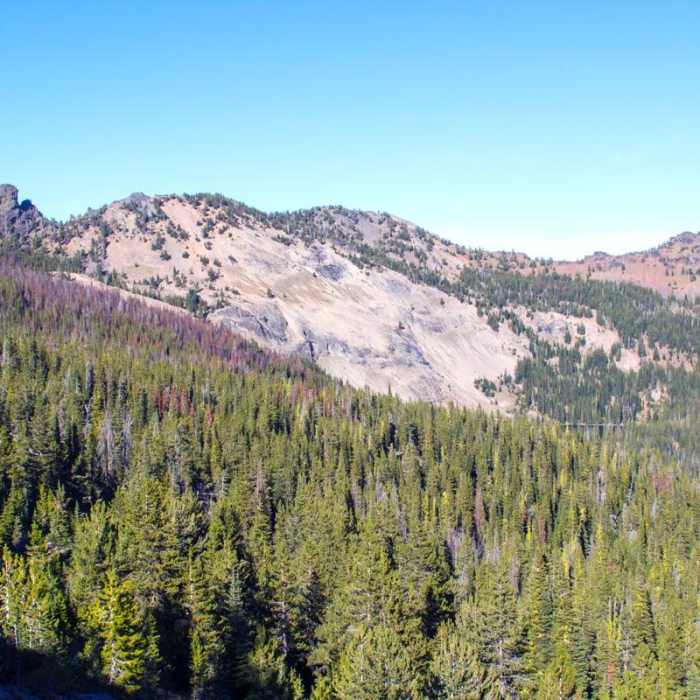 Near Slide Lake via High Lake