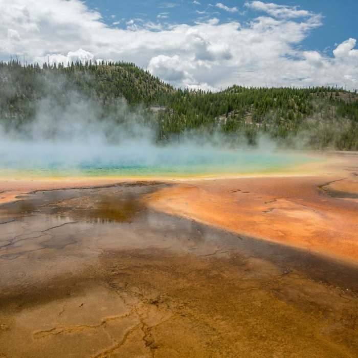 Near Midway Geyser Basin