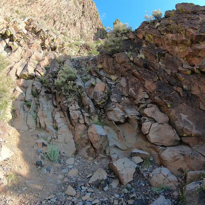 Near Cabezon Peak Out and Back