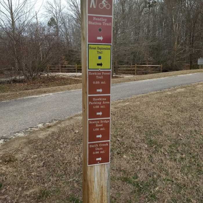 Forest Exploration Trail Near Fendley Station Loop A