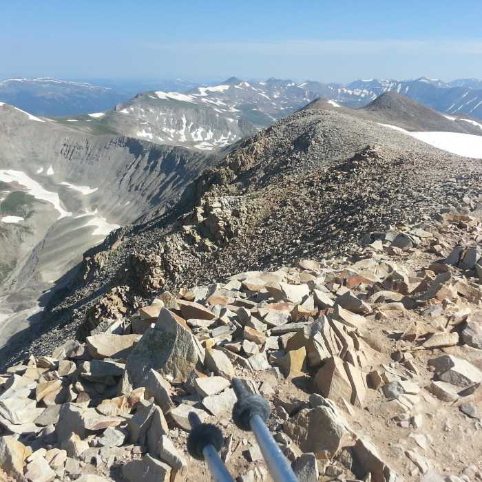 Near Mount Sherman via Four Mile Creek Road