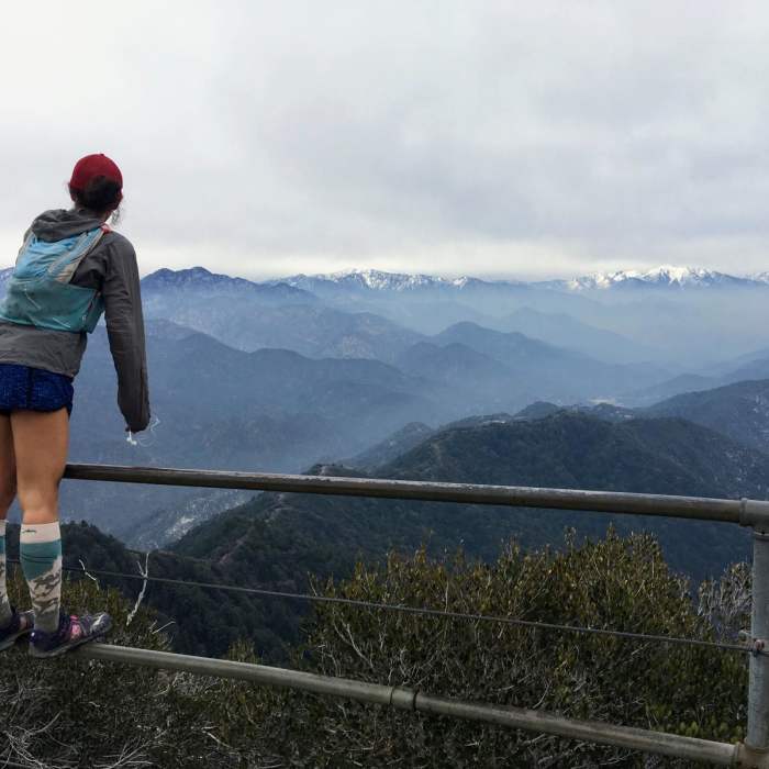 Near Eaton Canyon to Mount Wilson