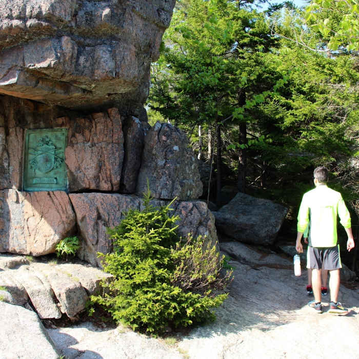 In Memoriam: Waldron Bates. Near Cadillac Cliffs Path