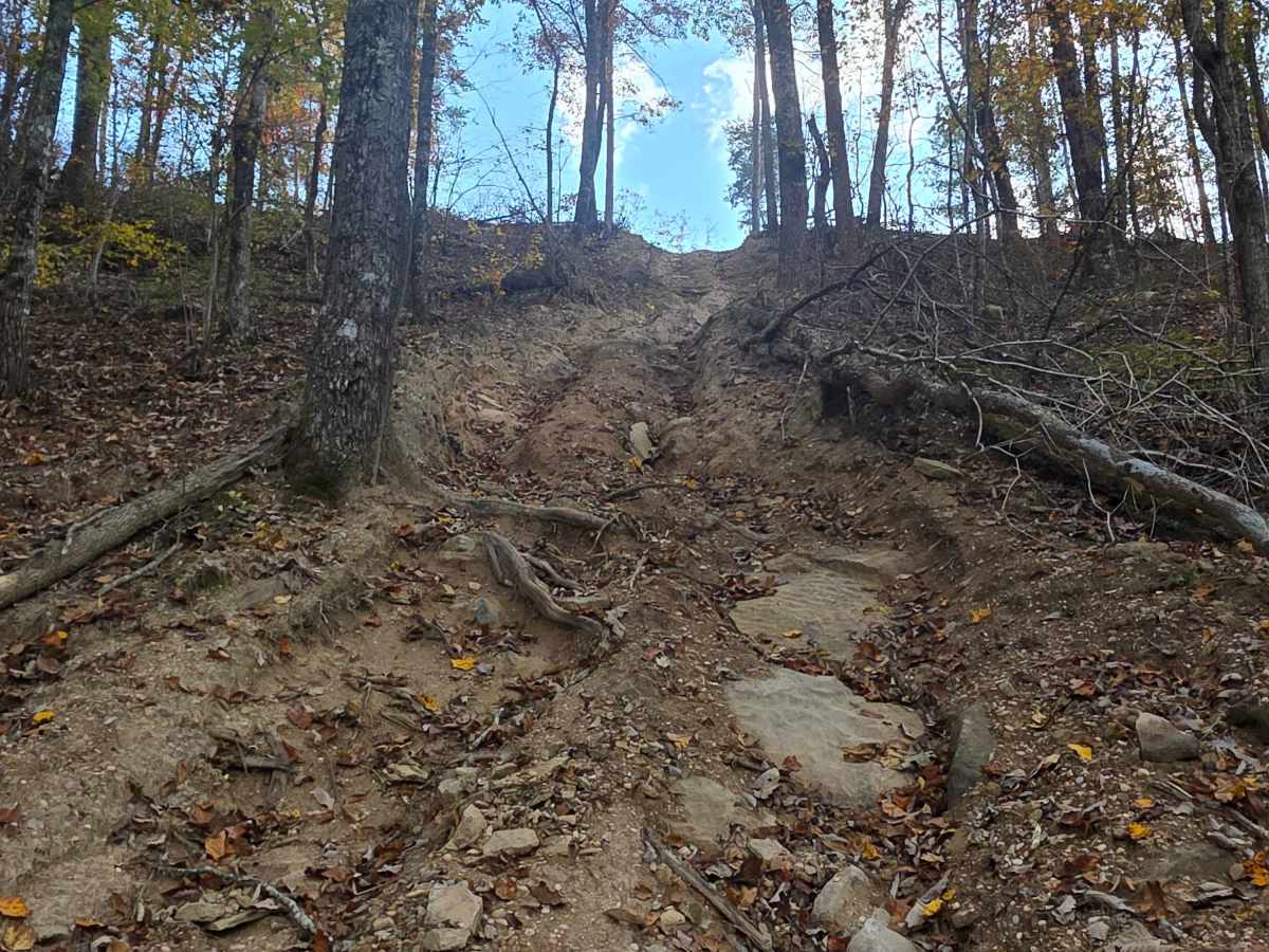 Gravelanche Hill trail photo