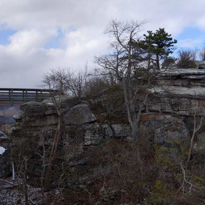 Near Big Schloss from Wolf Gap