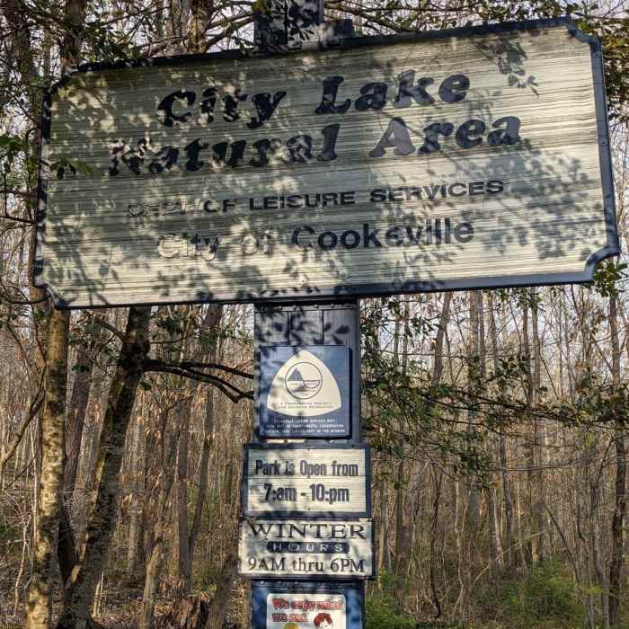 Near City Lake Natural Area
